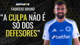 Irritado Fábrio Bruno rebate críticas a zaga e diz que a responsabilidade é coletiva 