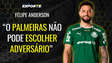 Felipe Anderson comemora retorno após lesão e fala da eficácia do Palmeiras