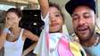 Neymar elogia look de Bruna Biancardi no carnaval em vídeo com Mavie: ‘Mamãe estava toda linda’