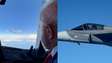 F-39E Gripen: vídeo mostra caça supersônico em escolta a avião presidencial e mensagem de piloto a Lula