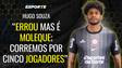 Hugo Souza defende André após expulsão no clássico contra o Palmeiras