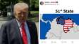 Trump posta imagem da Venezuela como parte dos Estados Unidos: '51º estado'