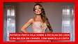 Patrícia Poeta fala da escolha do look e da beleza para receber prêmio em Cannes
