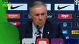 Ancelotti explica convocação 'supresa' de Weverton e porque João Pedro ficou fora da lista