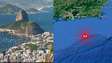 Tremor de terra de magnitude 3,3 atinge litoral do Rio de Janeiro