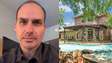 Eduardo Bolsonaro reage após site divulgar valor de mansão de luxo onde mora nos EUA: 'Dinheiro é meu'