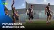 Seleção Brasileira faz primeiro treino nos Estados Unidos #shorts