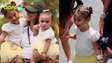 Filhas de Neymar visitam a Disney 'uniformizadas' antes de jogo do Brasil na Copa do Mundo