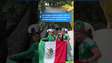 Com música, torcedores mexicanos fazem festa fora do estádio Asteca para abertura da Copa #shorts