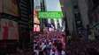 Torcedores da Argentina tomam a Times Square antes da estreia na Copa do Mundo #shorts