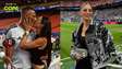 Sorte no jogo e no amor? Esposa de goleiro herói de Curaçao usa roupas com rosto do amado na Copa