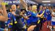 Rei e rainha da Holanda caem na dança com jogadores de Curaçao após empate histórico na Copa
