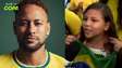 'Neymar é um cai-cai': criança faz piada com jogador ao vivo antes da estreia na Copa do Mundo 