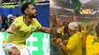 Família de Matheus Cunha comemora gol do atacante no terceiro jogo na Copa do Mundo