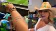 Com look 'cowgirl', Virginia reclama de caminhada a estádio e mostra pé com calo em Brasil x Japão