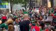 Dezenas de chihuahuas vestem camisa do México em apoio a jogadores antes de partida contra Inglaterra 