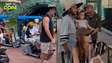 Neymar causa alvoroço em parque da Disney durante passeio com a família em Orlando