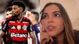 Esposa de Emerson Royal, do Flamengo, expõe ataques racistas à família após jogo contra o Benfica