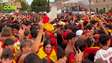 Veja a festa da torcida da Espanha em Madri após gol de Oyarzabal contra a França