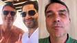 Flávio Bolsonaro diz que foto com Sicário deve ser 'mais uma das várias que tira todo dia'