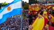 Veja como está o clima em Madri e Buenos Aires durante final tensa entre Argentina e Espanha