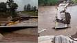 Chuva destrói, pela segunda vez, ponte reconstruída por moradores após enchentes de 2024 no RS