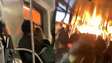 Veja momento da explosão em trem que provocou paralisação de linhas em SP