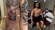 Cucurella cumpre promessa e tatua rosto de treinador da Espanha