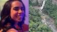 PR: bombeiros divulgam imagens do local em que corpo de fotógrafa foi encontrado após cair em trilha