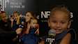 Mavie rouba a cena com dancinha durante entrevista de Neymar em leilão