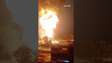 Vídeos mostram "nuvem de cogumelo" durante incêndio em Itaquaquecetuba (SP) #shorts