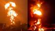 Vídeos mostram 'nuvem cogumelo' durante incêndio em Itaquaquecetuba (SP)