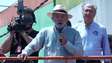 Lula pede ‘menos faixas e mais entusiasmo’ a apoiadores durante ato de campanha em SP