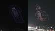 Show de drones homenageia Messi em despedida da seleção argentina; assista