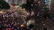 Imagens aéreas mostram ato em apoio a Lula no Rio de Janeiro
