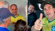 Eduardo Bolsonaro é recebido com Hino Nacional em colégio eleitoral nos EUA