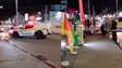 Vídeo mostra viatura atingindo motociclista durante comemoração da vitória de Lula em Florianópolis