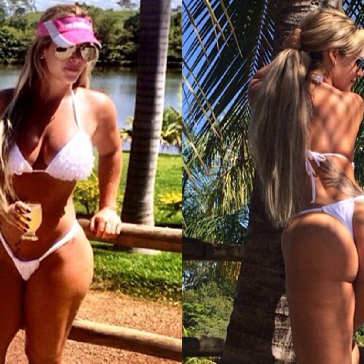 Denise Rocha Posta Foto De Costas Com Biquini Fio Dental