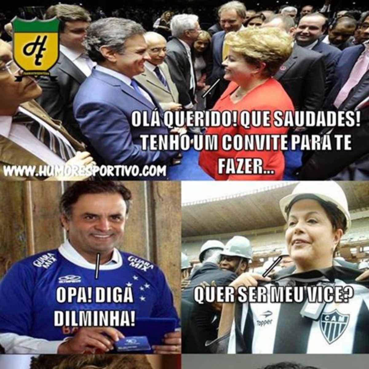 Dilma Zoando Aecio Confira Memes Do Titulo Atleticano