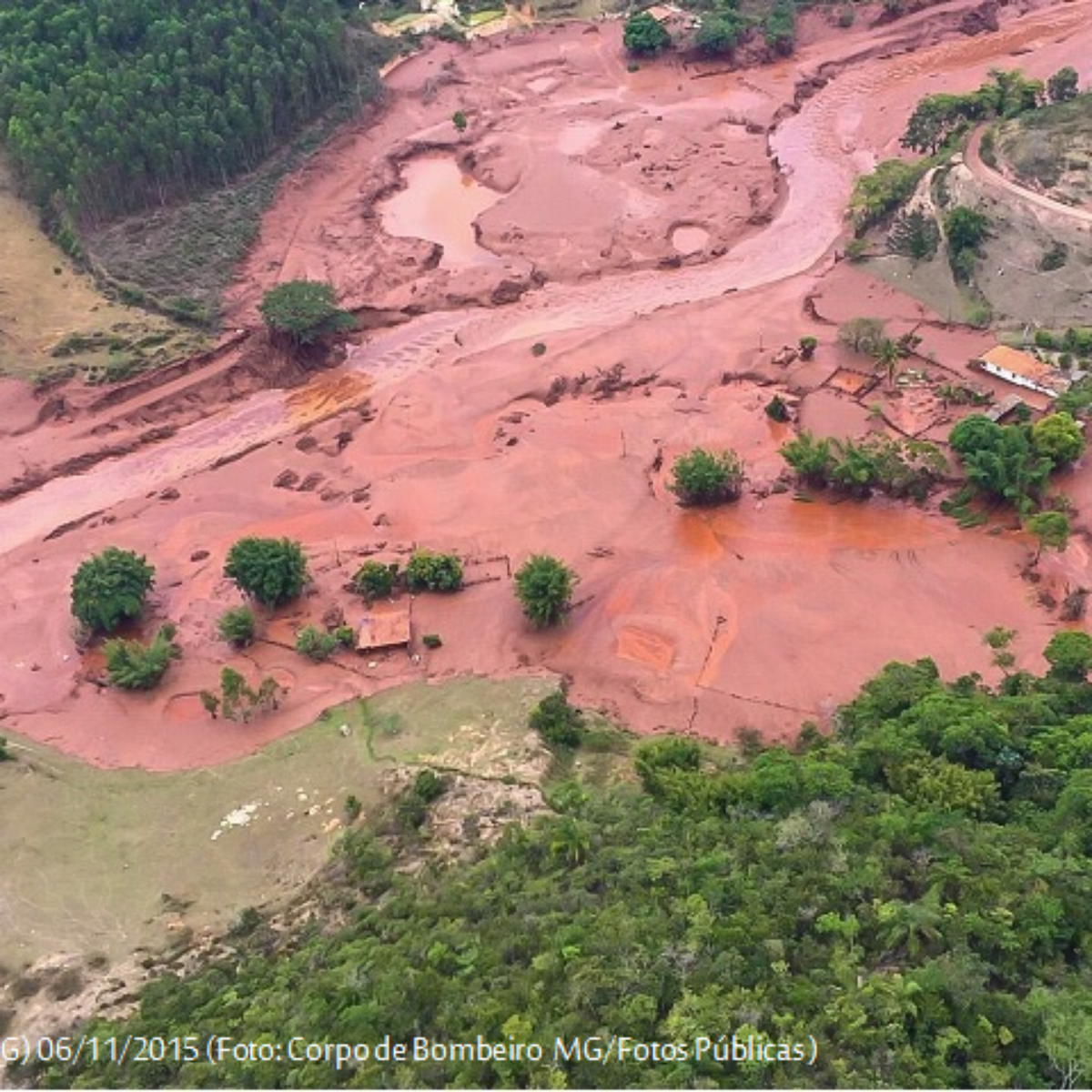 Relevo De Mariana Mudou Com O Dasastre
