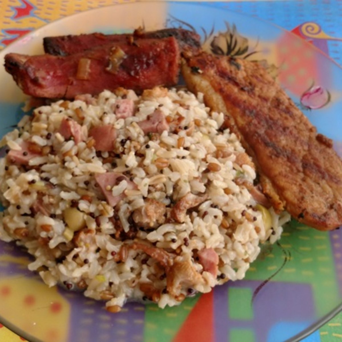 Arroz Raris 7 Grãos Com Cenoura Arroz 7 Graos Integrais Com Linguica E Frango
