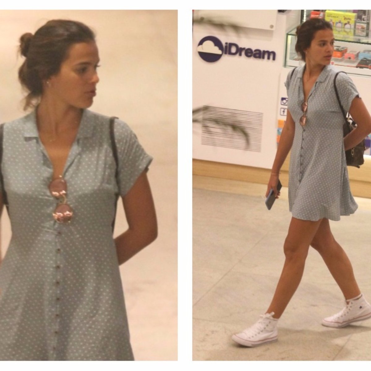 all star branco com vestido