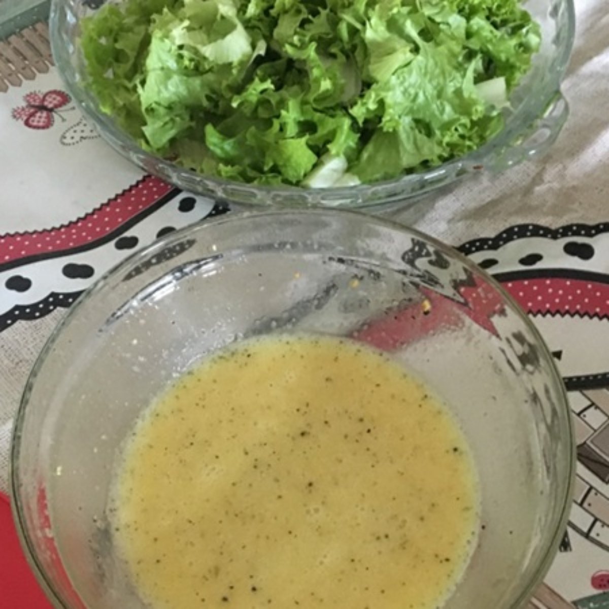 Molho Para Salada Mel E Mostarda