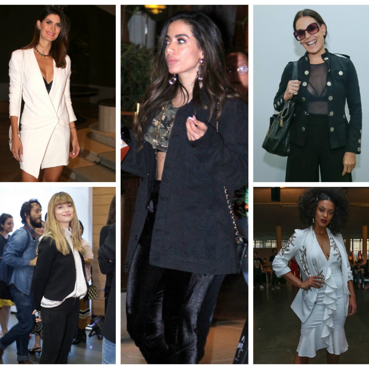 Peca Chave Famosas Ensinam Como Usar Blazer De 1001 Formas