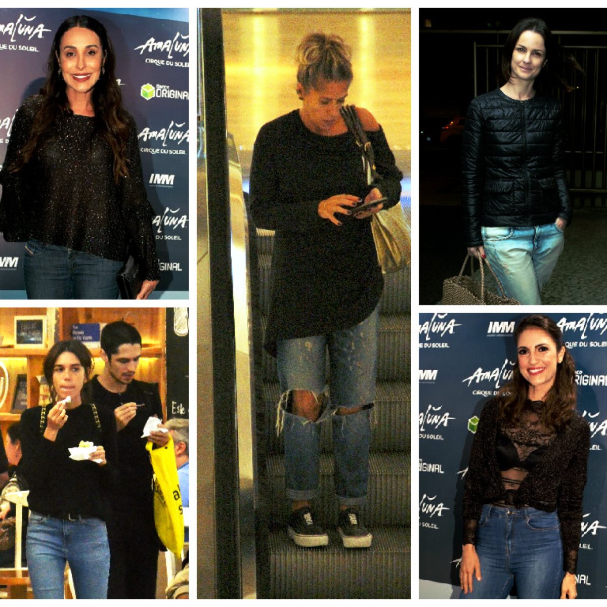 calça jeans blusa preta
