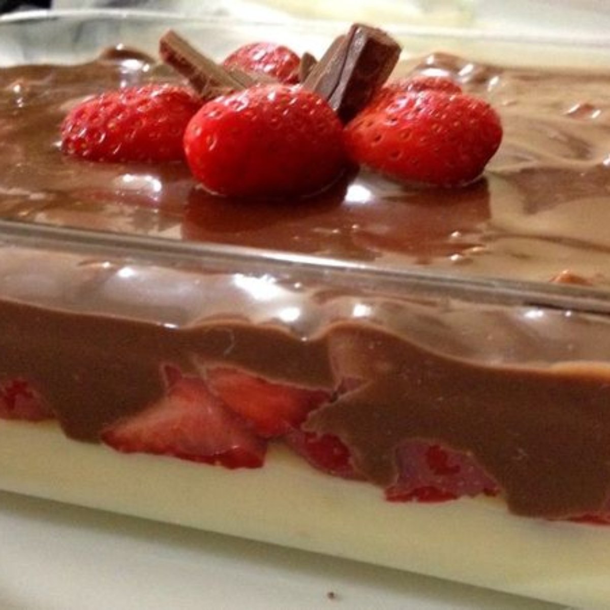 Doce Sedução Morango E Chocolate Meio Amargo