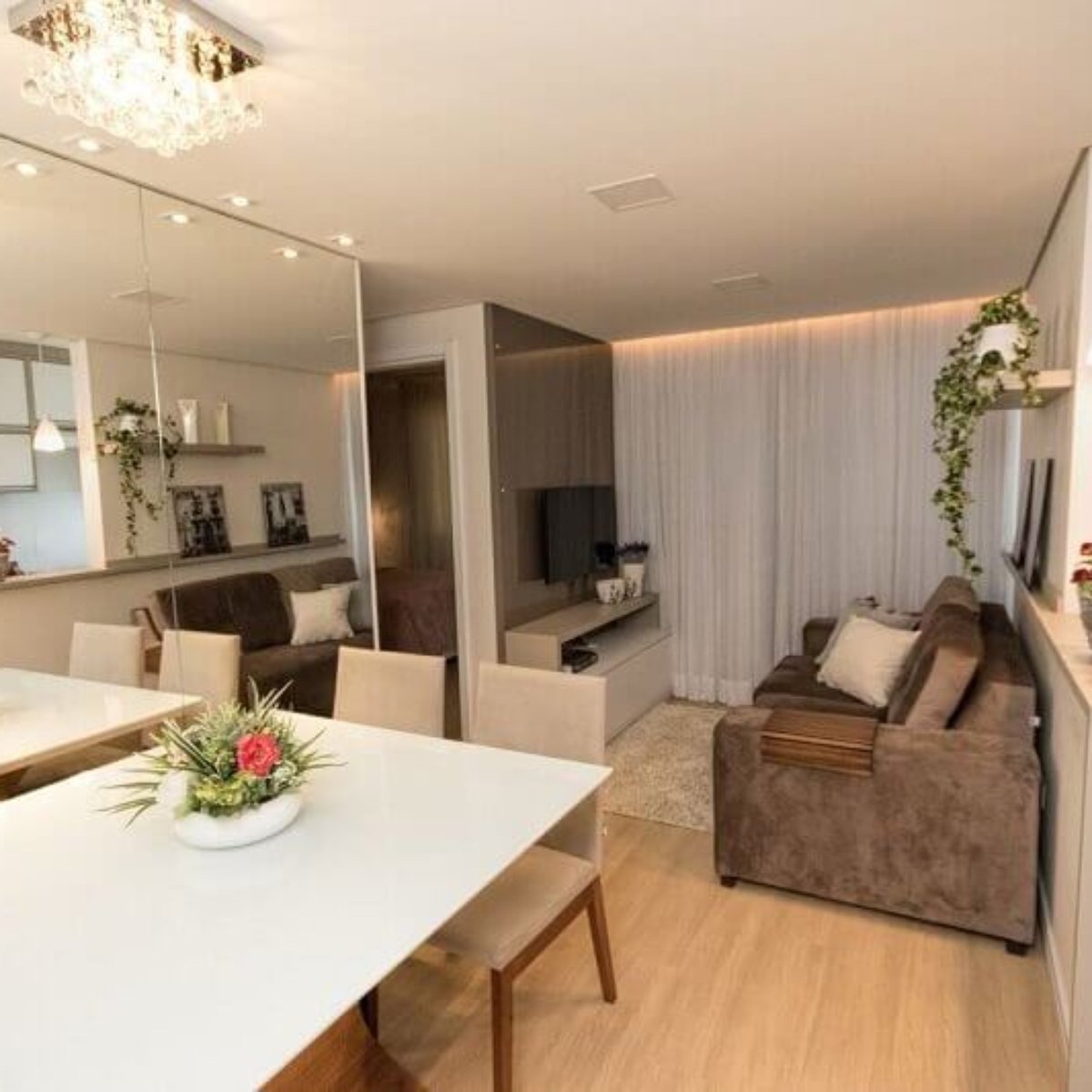 Sala De Jantar Pequena 38 Dicas E Modelos De Decoracao Podendo ser clássica ou totalmente moderna, esse móvel pode transformar toda a. sala de jantar pequena 38 dicas e