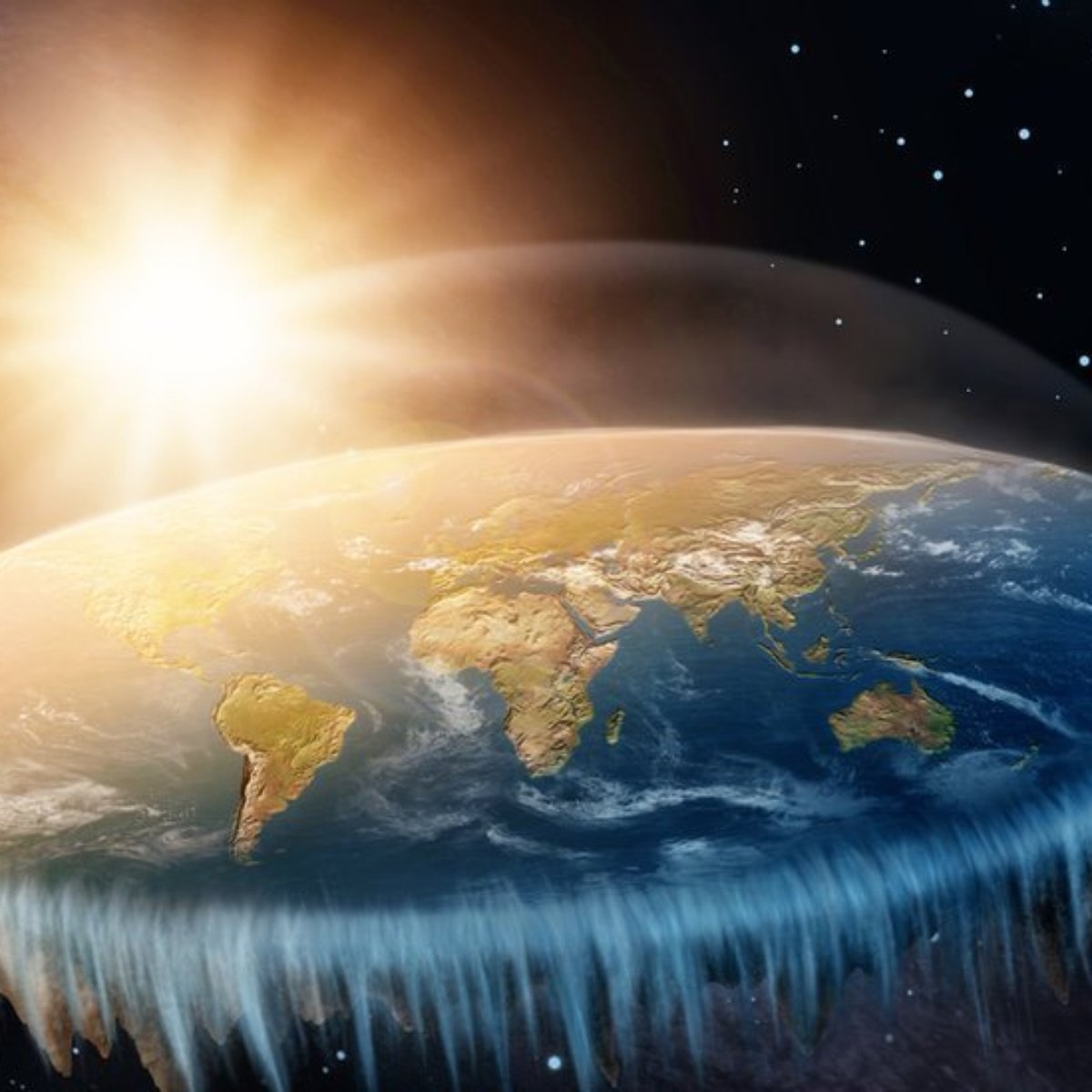 Como seria o mundo se a Terra fosse realmente plana, segundo a ciência