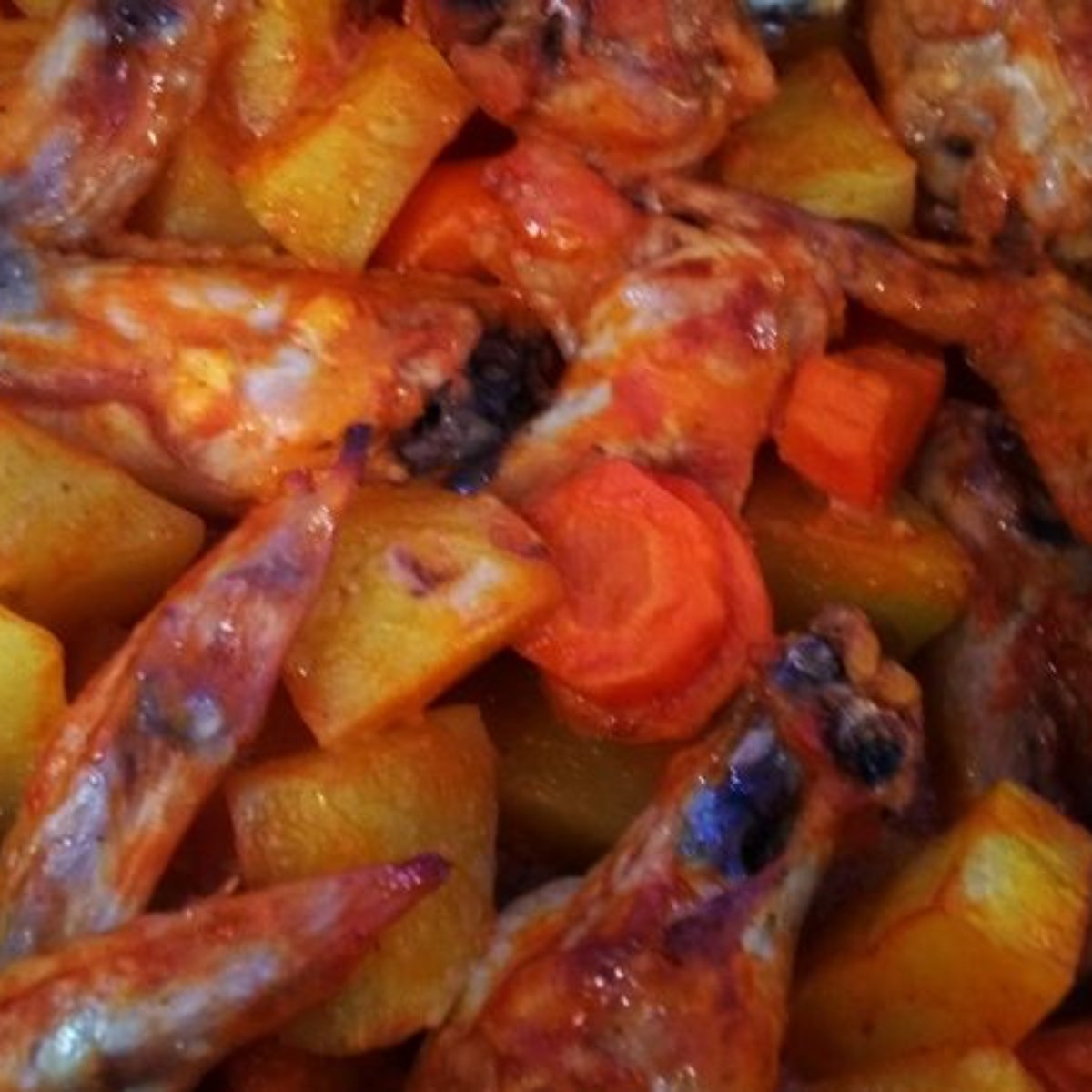 Frango Assado Com Batatas E Cenoura Naty Receitas