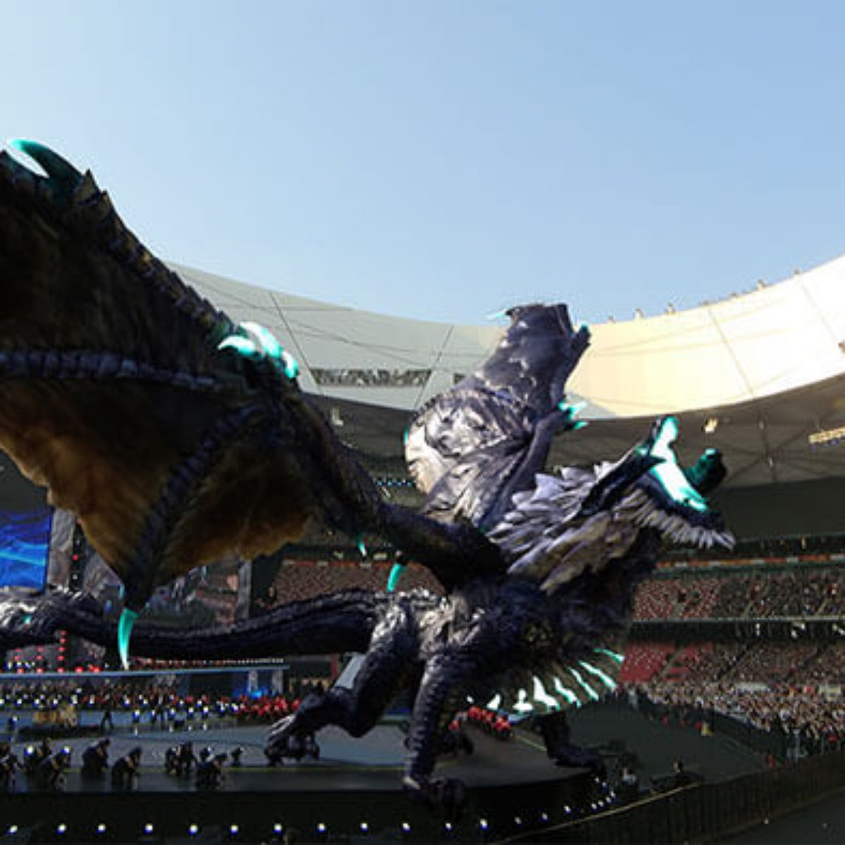 Riot E Premiada Por Dragao Que Sobrevoou Estadio Na China